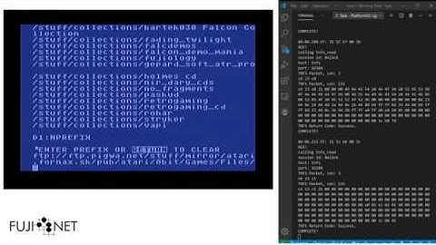 #FujiNet - FTP Protocol Works for the First Time