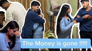 Prank on Nour El Wiam Naina - money is gone - مقلب لنور الوئام ناينا - مشاو الفلوس