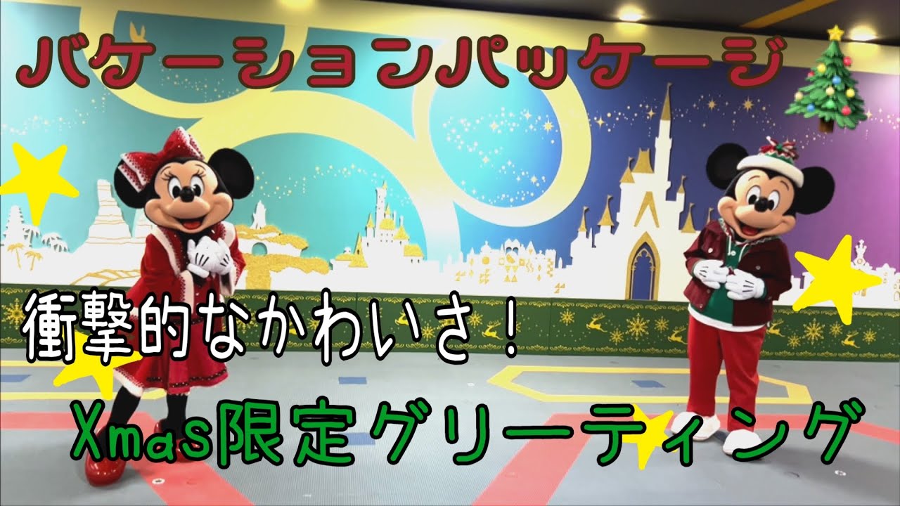 バケーションパッケージ】クリスマスストーリーズのミッキー&ミニーと