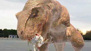 TYRANNOSAURUS REX IN AR (JURASSIC WORLD ALIVE)