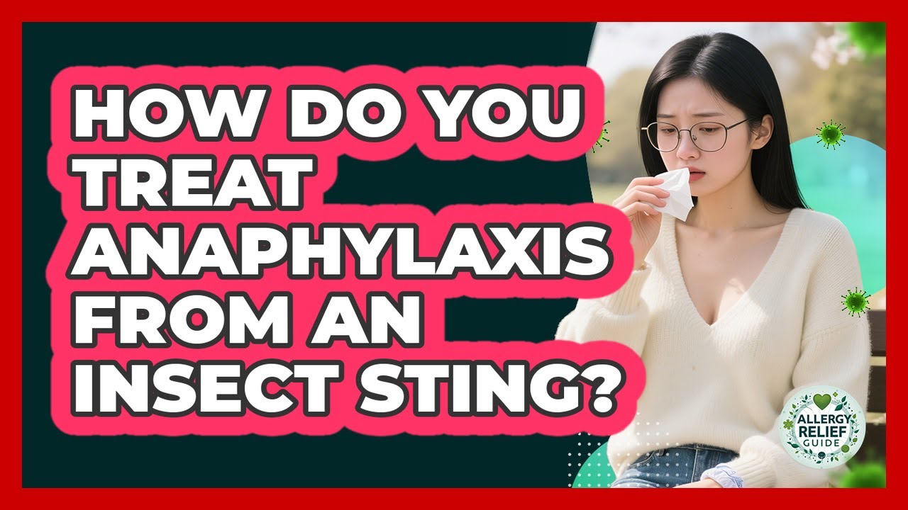How Do You Treat Anaphylaxis From An Insect Sting? - Allergy Relief Guide