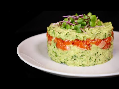 ВСЁ ПРОСТО! Салат из авокадо и красной рыбы | Avocado & Salmon Salad