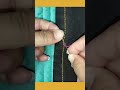 Can you fix clothing seams this neatly? #sewing #DIYrepair #handmade #needlework