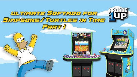 Ultimate SoftMod for Simpsons & Turtles in Time Arcade1Up. 150+ games - Part 1