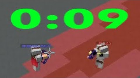 Hypixel bow duels speedrun in 9 seconds