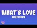 Chris Brown What S Love 