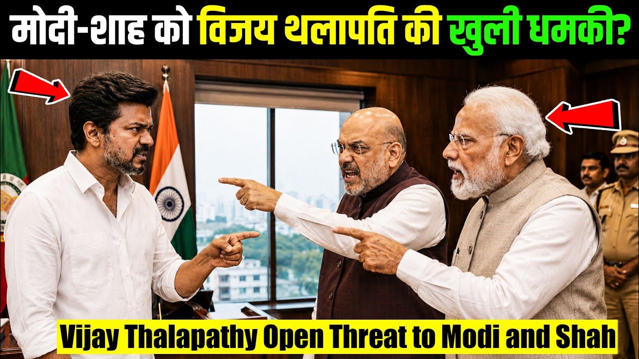 Did CM Vijay Thalapathy Challenge Narendra Modi & Amit Shah After Becoming Chief Minister?