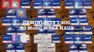 Geminijets 1:400 50 Models!!! MASSIVE Unboxing / Review