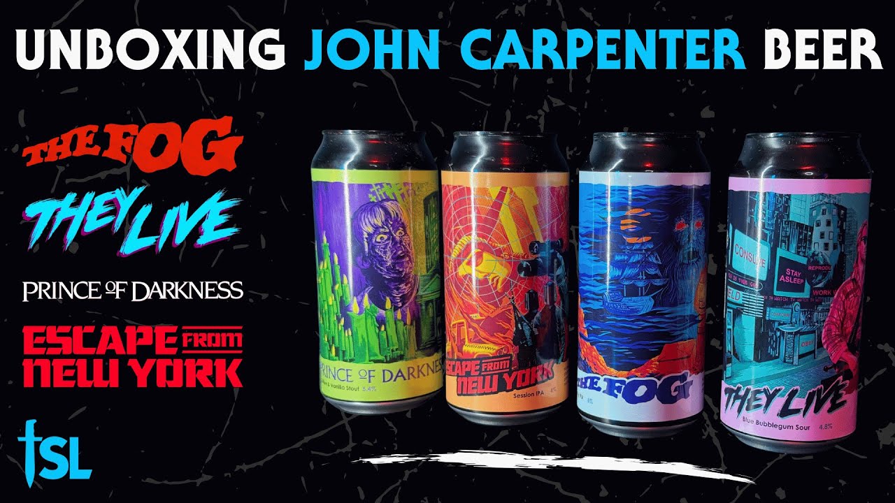 Unboxing John Carpenter Neon Raptor Beers | The Fog | They Live ...