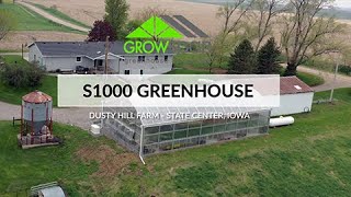 Dusty Hill Farm – State Center, IA – GrowSpan Series 1000 Commercial Greenhouse