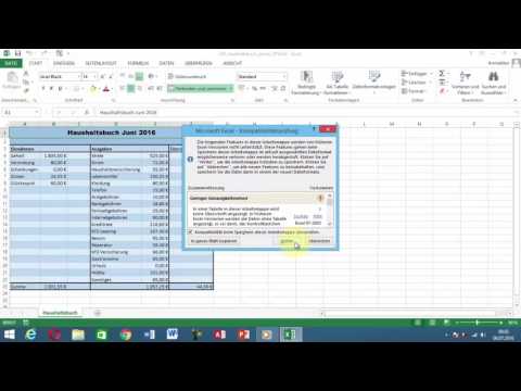 Excel Tipps und Tricks #29 Dateityp (Dateiformat) *.xlsx vs. *xls / Konvertierung