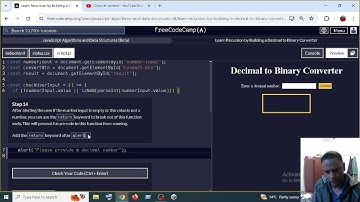 Learn Recursion by Building a Decimal to Binary Converter step 14