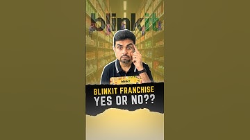 Blinkit franchise? Should you get one? #startup #blinkit #grocery #franchise #zepto #swiggy