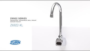 Z6922 XL R5 - Aquasense Gooseneck Wall Mount Sensor Faucet