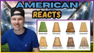 AMERICAN REACTS TO EVERY CRICKET PITCH EXPLAINED || REAL FANS SPORTS