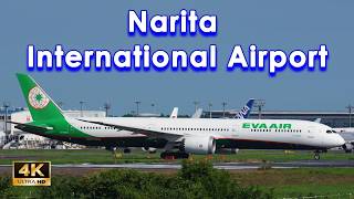 【4K】Plane spotting at Narita Int'l Airport【FX30】