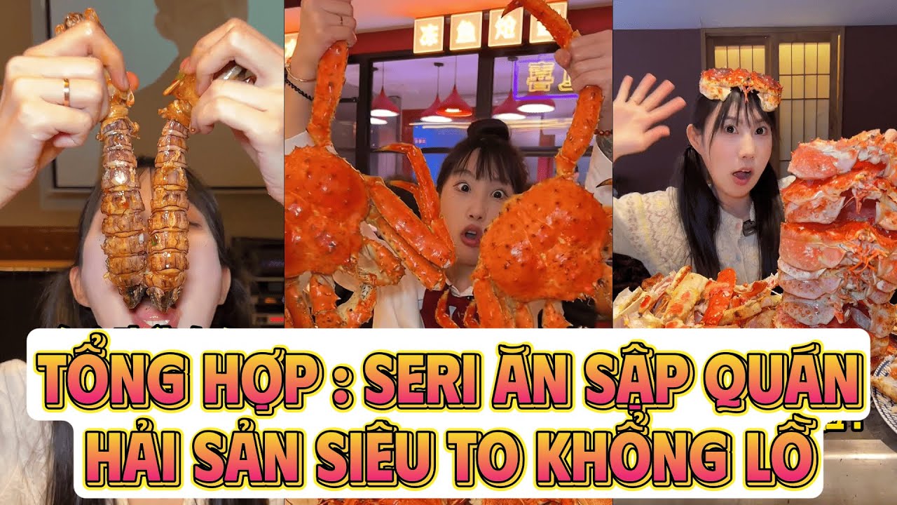 Tổng hợp : thánh đớp hôm nay ăn gì? Seri thánh đớp đi đớp sập tiệm hải sản siêu to khổng lồ