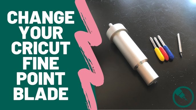 Cricut Maker 3: How to change the fine point blade 