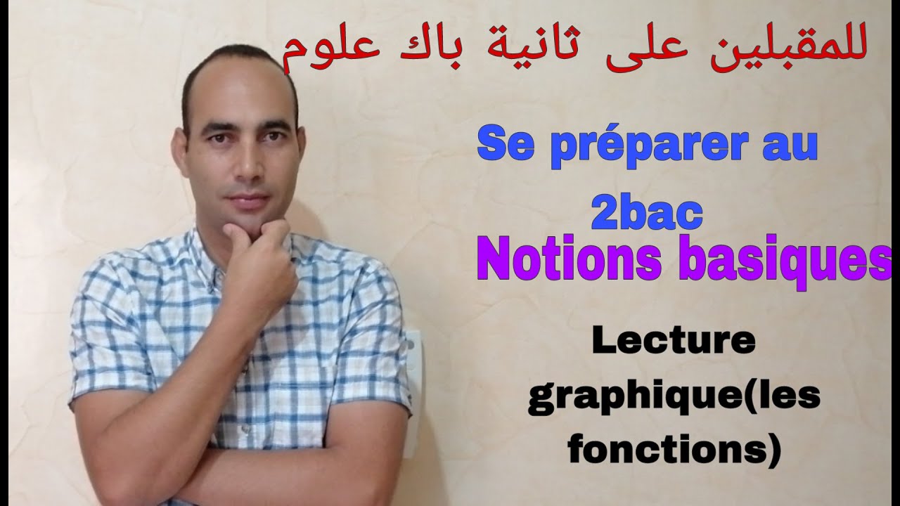 lecture graphique.....se preparer au 2bac scientifiqu