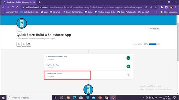 Add a Quick Action | Quick Start: Build a Salesforce App