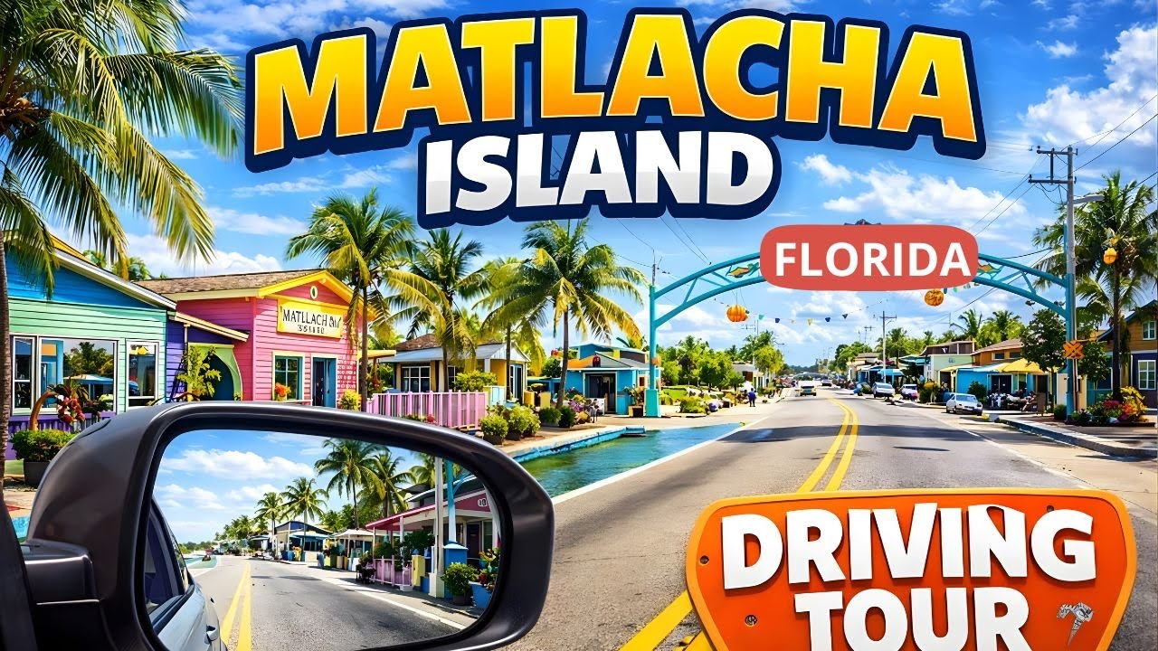Relaxing Florida Driving Tour 4K from Cape Coral to Matlacha Island | Coastal Roads, Island Life🌴🚗