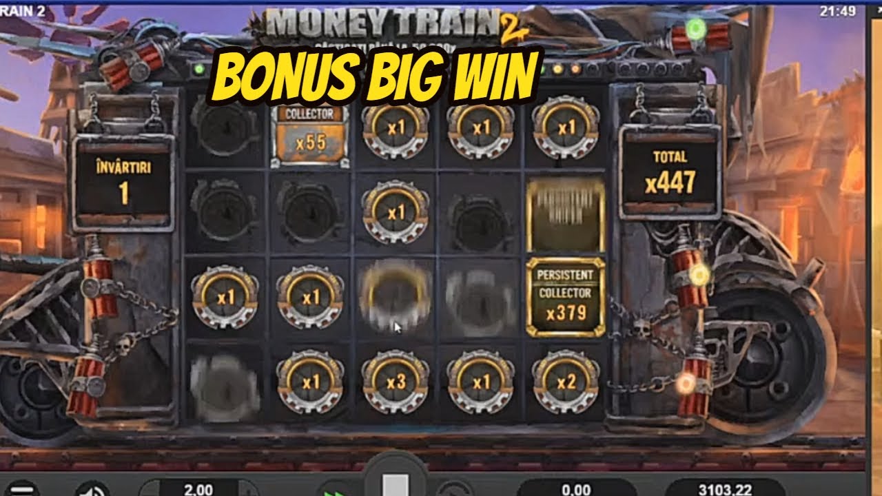 MONEY TRAIN 2 BONUS BIG WIN - YouTube
