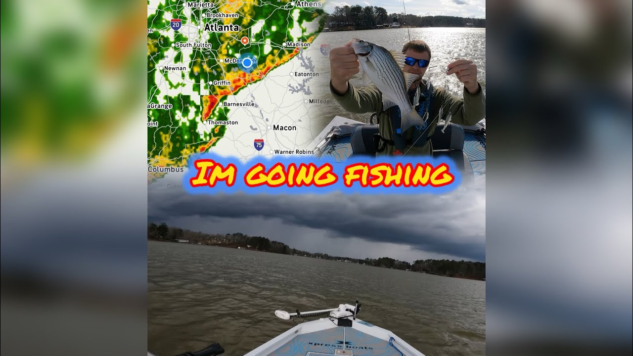 Гонка наперегонки со штормом, чтобы поймать рыбу.