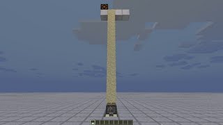 Cheap vertical redstone transmission