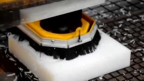 ART XR 4800 CNC Router - Machining Plastic Demonstration