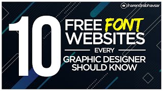 10 Best Websites for FREE FONT DOWNLOAD | Commercial USE | Download Free Fonts 2020