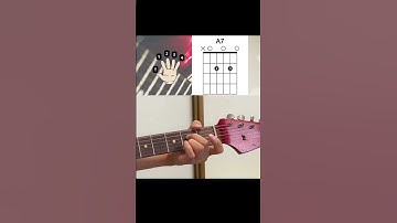 How to play A7 open chord! #guitarchords #A7 #guitartabs