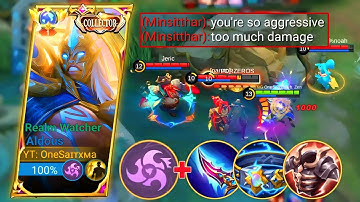 AGGRESSIVE ALDOUS USING THIS BRUTAL BUILD AND NEW EMBLEMSET🔥 | ALDOUS BEST BUILD 2023