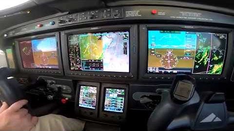 Piper M600/Garmin G3000: Setting Up the Descent and Approach