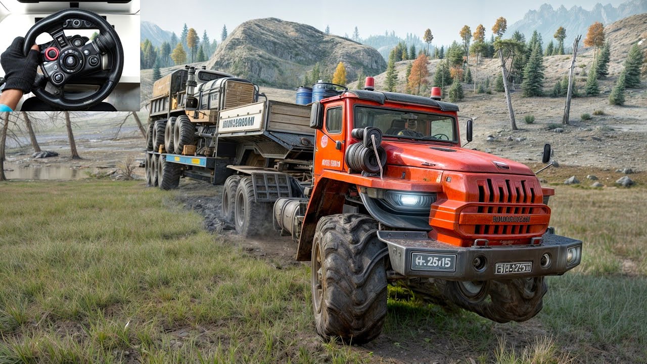 Arktik 7320_RSK - Extreme Cargo Delivery in the Wild | SnowRunner | Logitech G29 | 