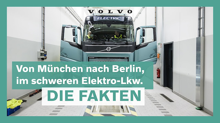 With an electric truck from Munich to Berlin: the facts
