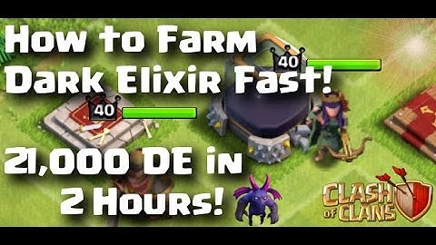 Clash of Clans: How to Farm Dark Elixir - 21,000 DE in 2 hours (Best Strategy)