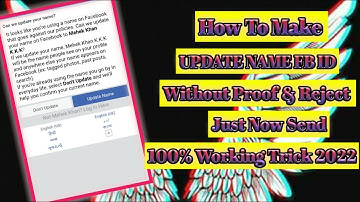 How to send facebook account on update name 2022 | facebook update name error problem solution 2022