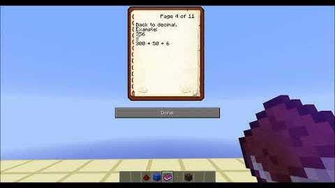 Minecraft In-depth: Binary (Learn how binary works)