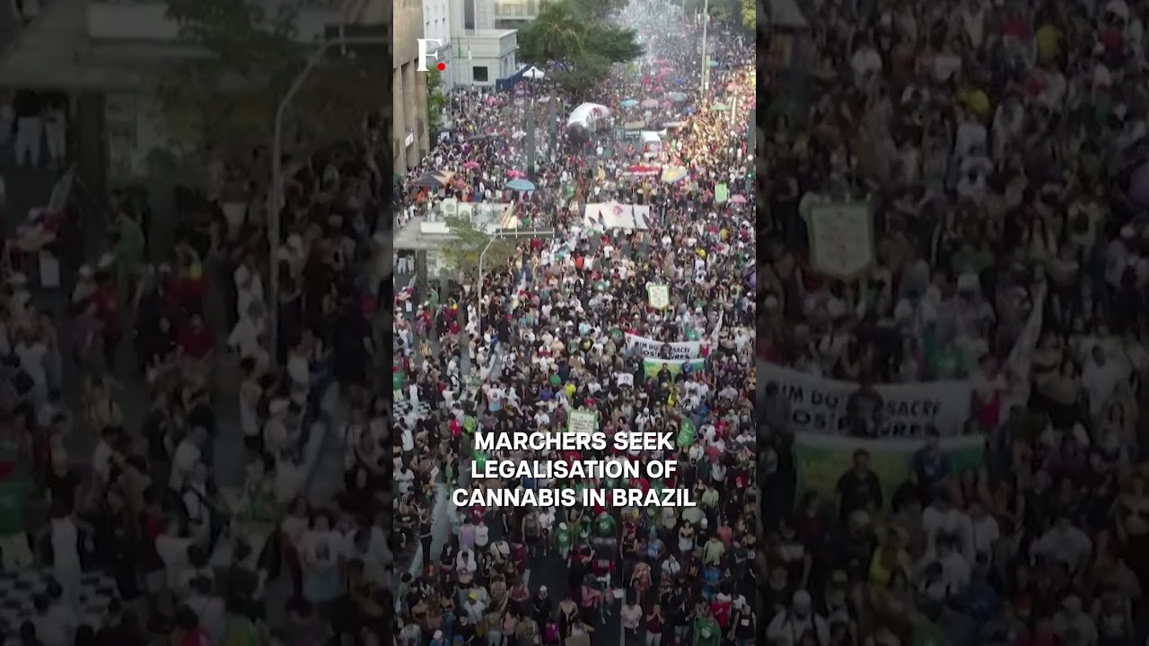 Brazilians March in Support of Decriminalisation of Cannabis | Subscribe to Firstpost