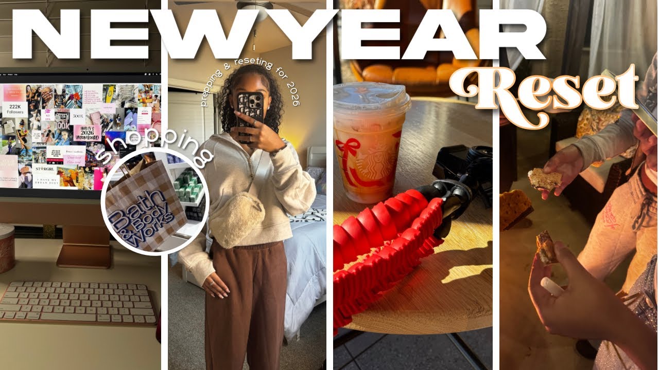 МОЯ НОВОГОДНЯЯ ПЕРЕЗАГРУЗКА *2026* (доска визуализации целей, покупки средств гигиены, новогодняя...