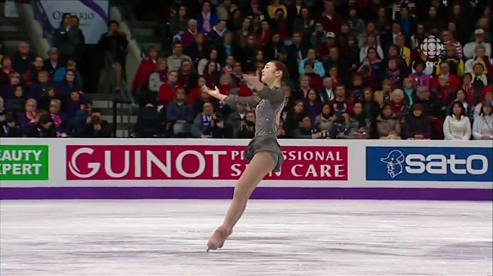 2013 Worlds Yuna Kim FS Les Miserables (CBC)