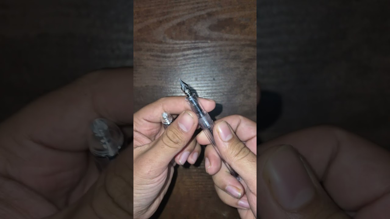 Jinhao 992 transparent student fountain pen Unboxing