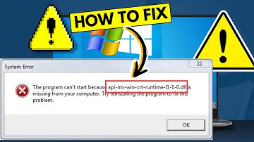 How to fix api-ms-win-crt-runtime-l1-1-0.dll missing in Windows 7 /8 | .dll error