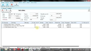 Trả hàng - phần mềm quản lý nhà sách, siêu thị [An Việt Soft]