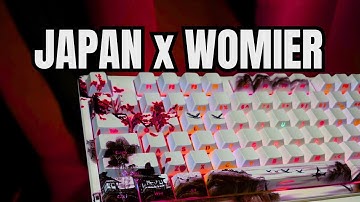 Womier SK80 Pro | Japanese themed 75% Wireless Mechanical keyboard