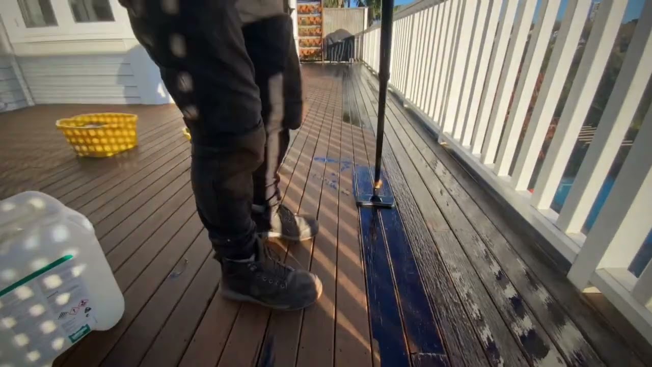 Deck restore & refresh Service Remuera Auckland - Sanding & oiling 48m2