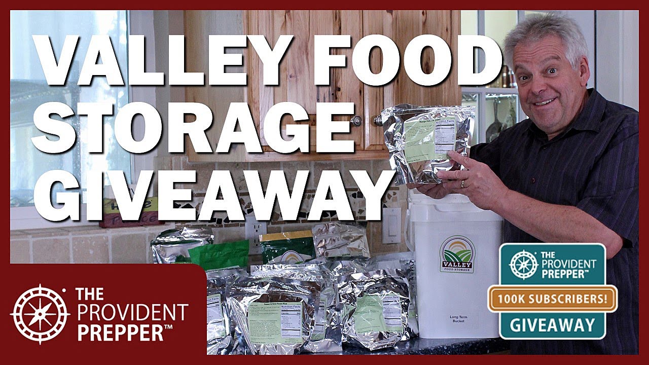 100K Subscribers Giveaway 680 in Food From Valley Food Storage YouTube