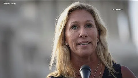 Georgia Rep. Marjorie Taylor Greene responds to co...
