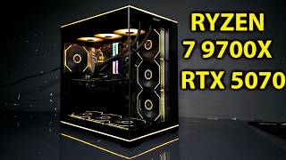10 minutes of BUILDING a GAMING PC Easy PC BUILD For BEGINNERS Ryzen 7 9700X + RTX 5070 Gigabyte