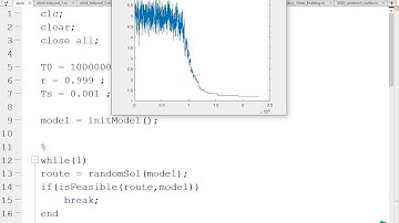 Vehicle Routing Problem (VRP) using Simulated Annealing Algorithm(MATLAB)شبیه سازی تبرید